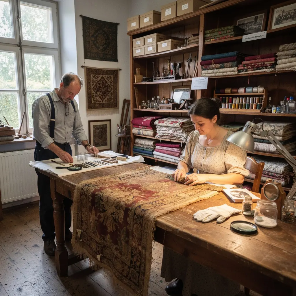 Fachwerkhäuser in Monschau mit blühenden Fenstern und malerischen Gassen.